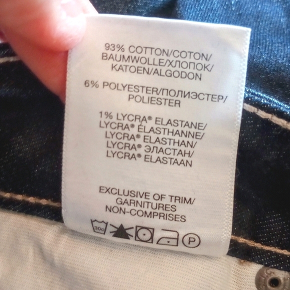 Silver Jeans Women's Size 18 Sam Cropped Distressed Jeans - Picture 11 of 11